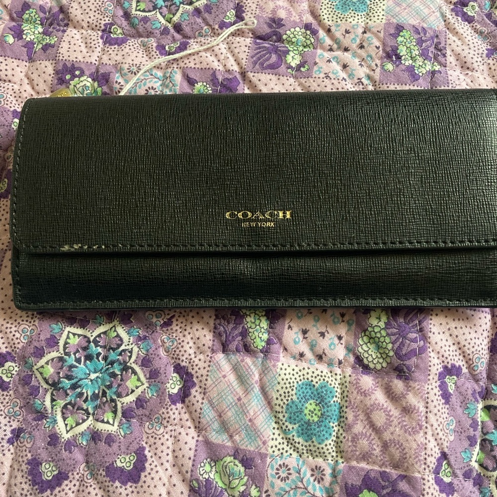 Coach Black Wallet